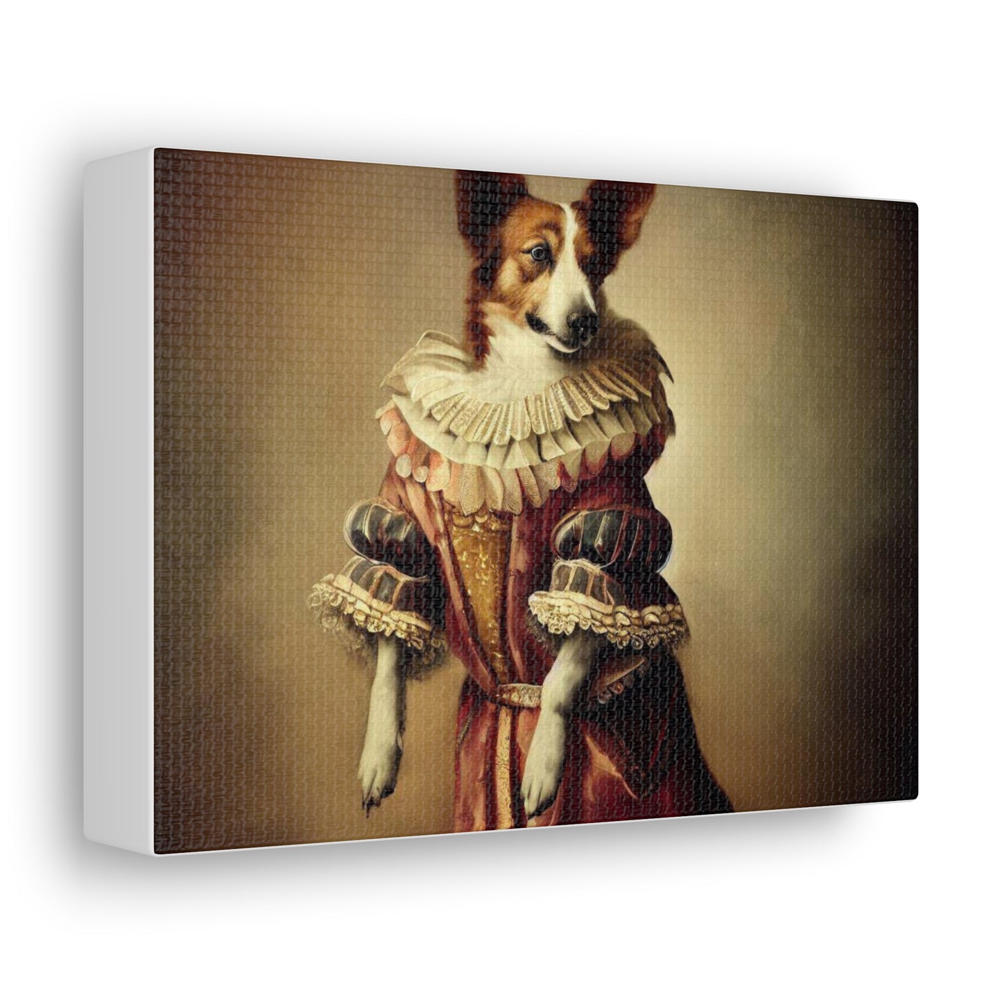 Fancy Dog, Canvas Dog Art, Dog Wall Art, Canine Canvas Art,Canvas Gallery Wraps, Pet Art