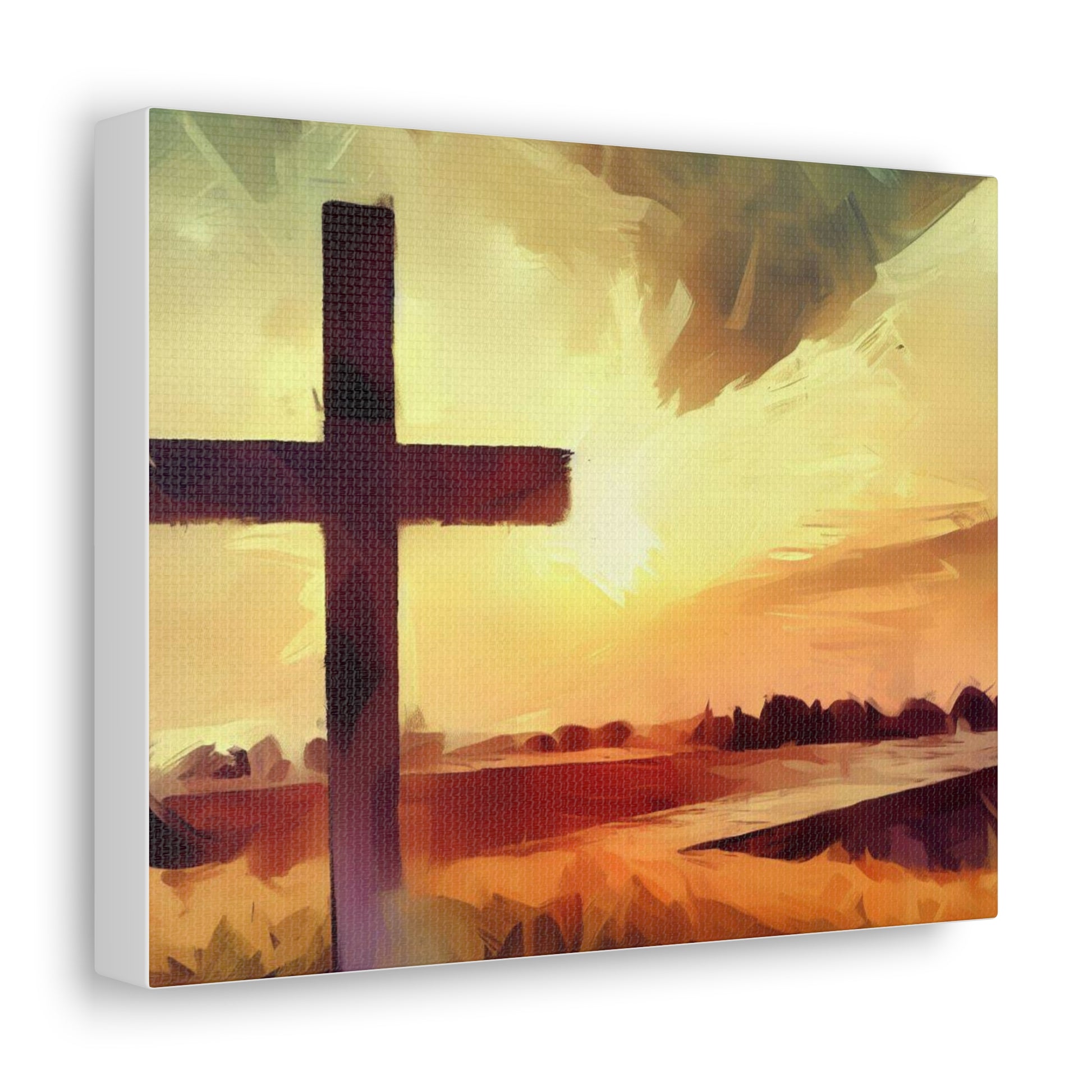 Christian Wall Art, Cross Wall Art, Canvas Gallery Wraps, Christian Country, Christian Art - SaviTraviDesigns