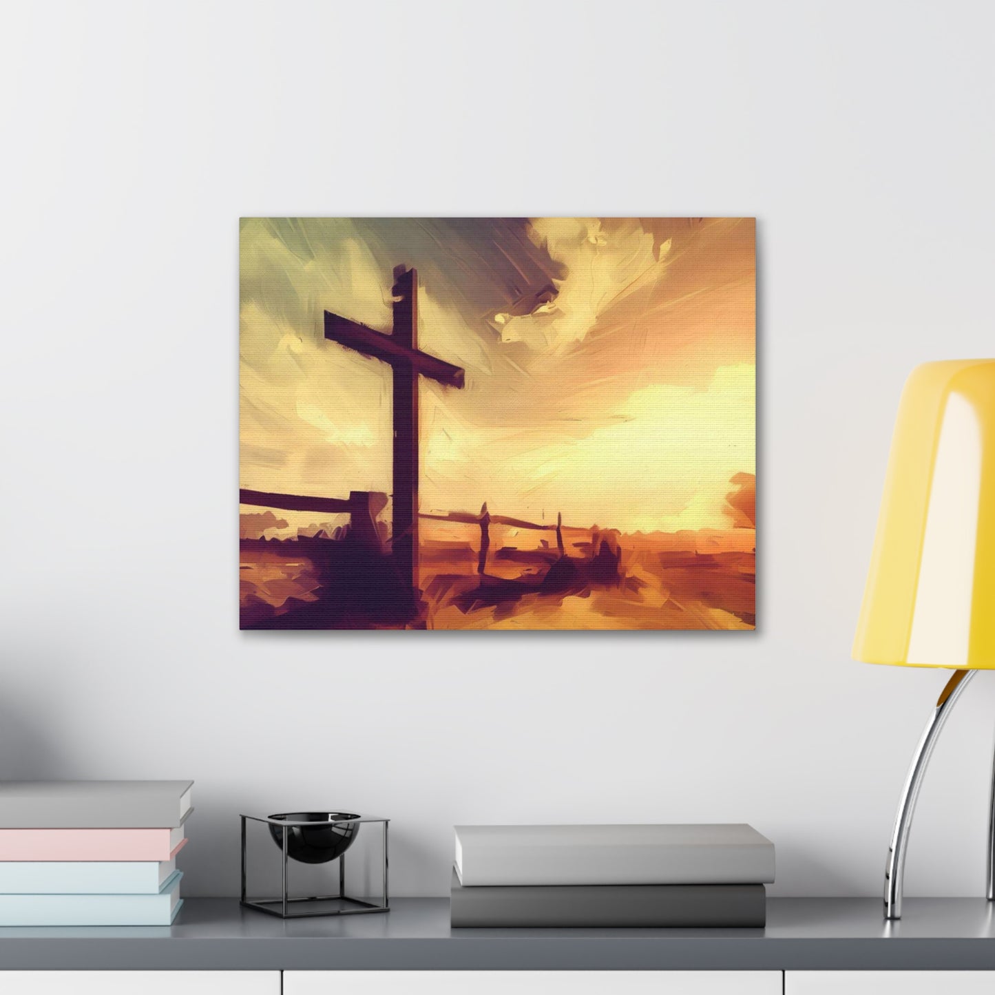 Christian wall art, Cross wall art, Country art, farm art, Canvas Gallery Wraps - SaviTraviDesigns