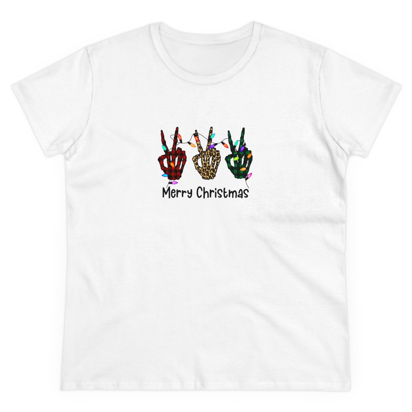 Merry Christmas, Skeleton Christmas, Christmas Graphic Shirts, Festive Holiday T-Shirts, Ugly Christmas Sweater Tees, Funny Christmas Shirt Designs, Cute Xmas Graphic Tees White