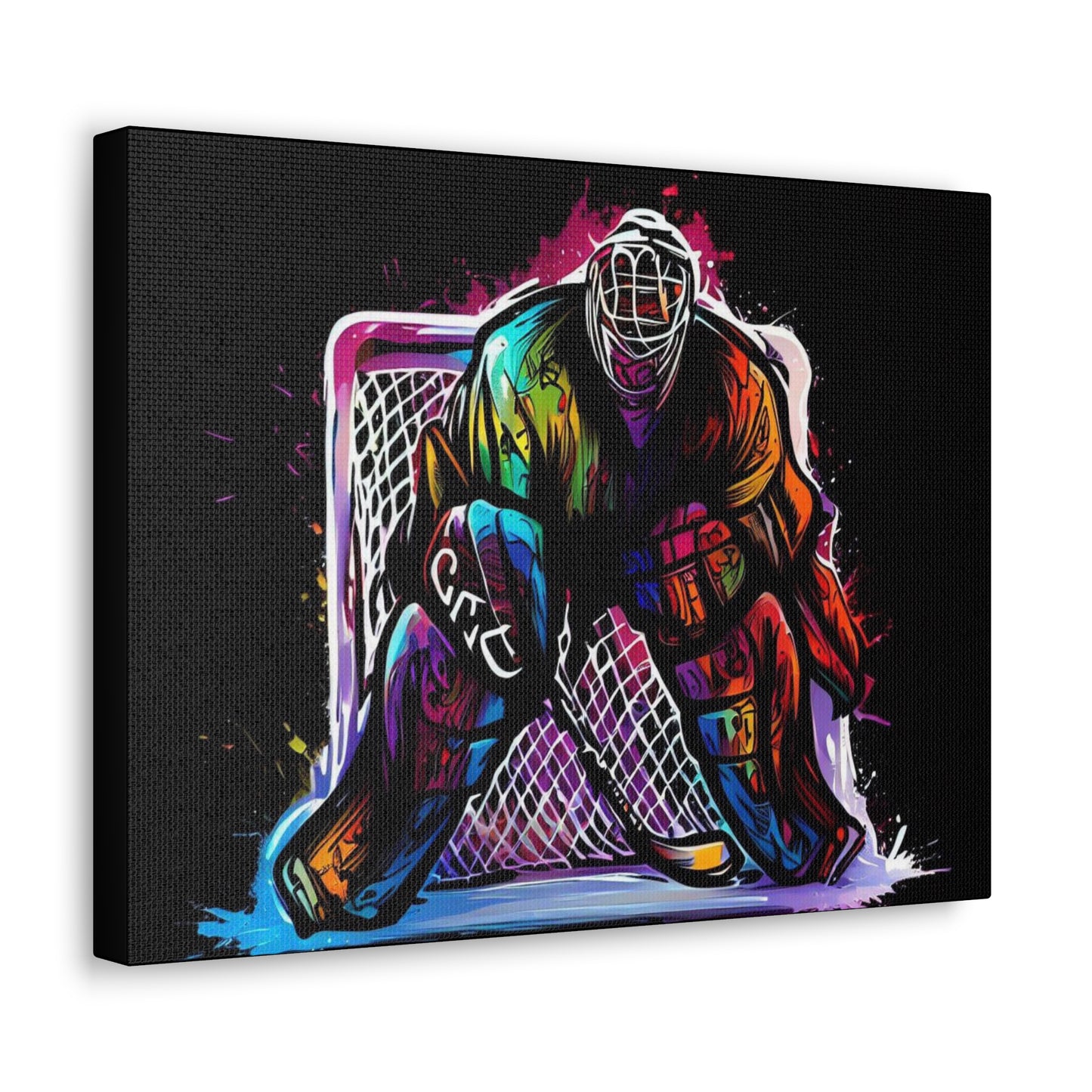 Hockey Canvas print, Graffiti canvas prints, Spray can art paintings, Street art canvas art, Urban graffiti artwork, Graffiti wall decor