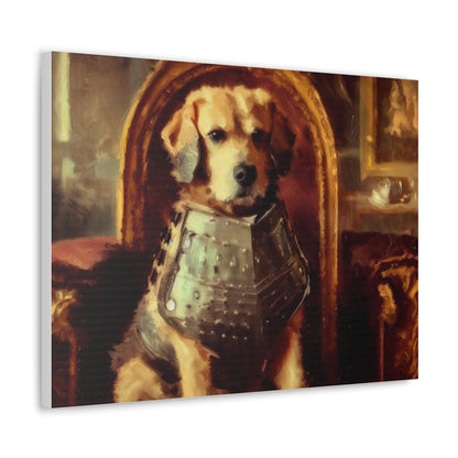 Fancy Dog, Canvas Dog Art, Dog Wall Art, Canine Canvas Art,Canvas Gallery Wraps, Pet Art, King Dog - SaviTraviDesigns