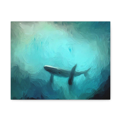 Giant Whale Oil Painting Canvas