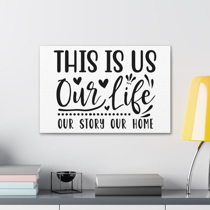 This is our Life, Home decor quotes, House and home signs, Inspirational home quotes, Home sweet home signs, Welcome home signs, Family home quotes, Living room wall quotes - SaviTraviDesigns