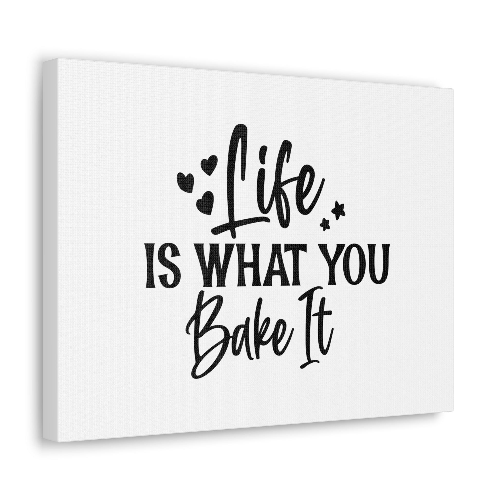 Life Is What You Bake It, Kitchen quote canvas prints, Kitchen wall decor quotes, Kitchen canvas art, Funny kitchen quotes on canvas, Inspirational kitchen quotes - SaviTraviDesigns