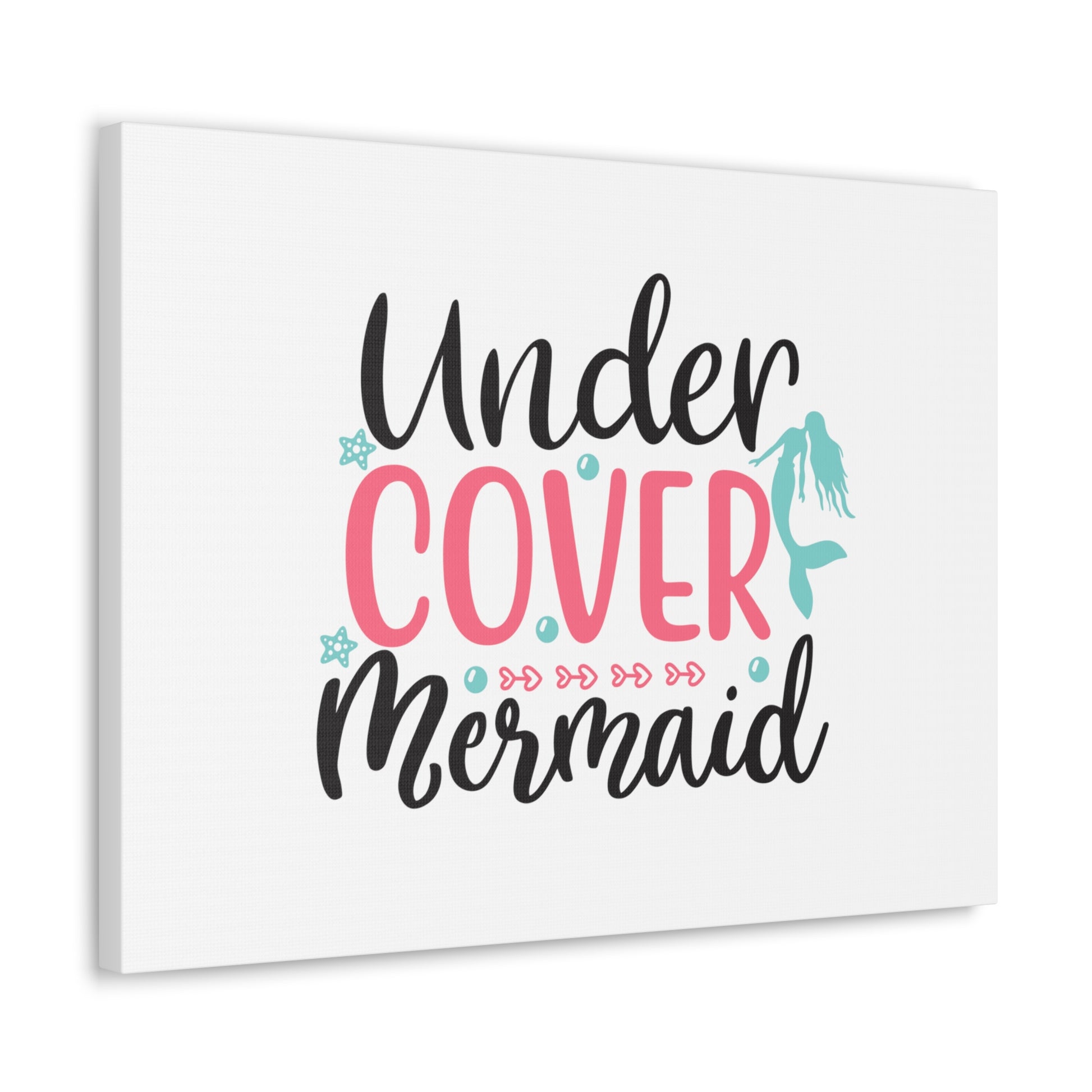 Under Cover Mermaid, Mermaid Wall Art, Coastal Mermaid Decor, Beach House Mermaid Signs, Nautical Mermaid Decor, Mermaid Nursery Wall Decor - SaviTraviDesigns