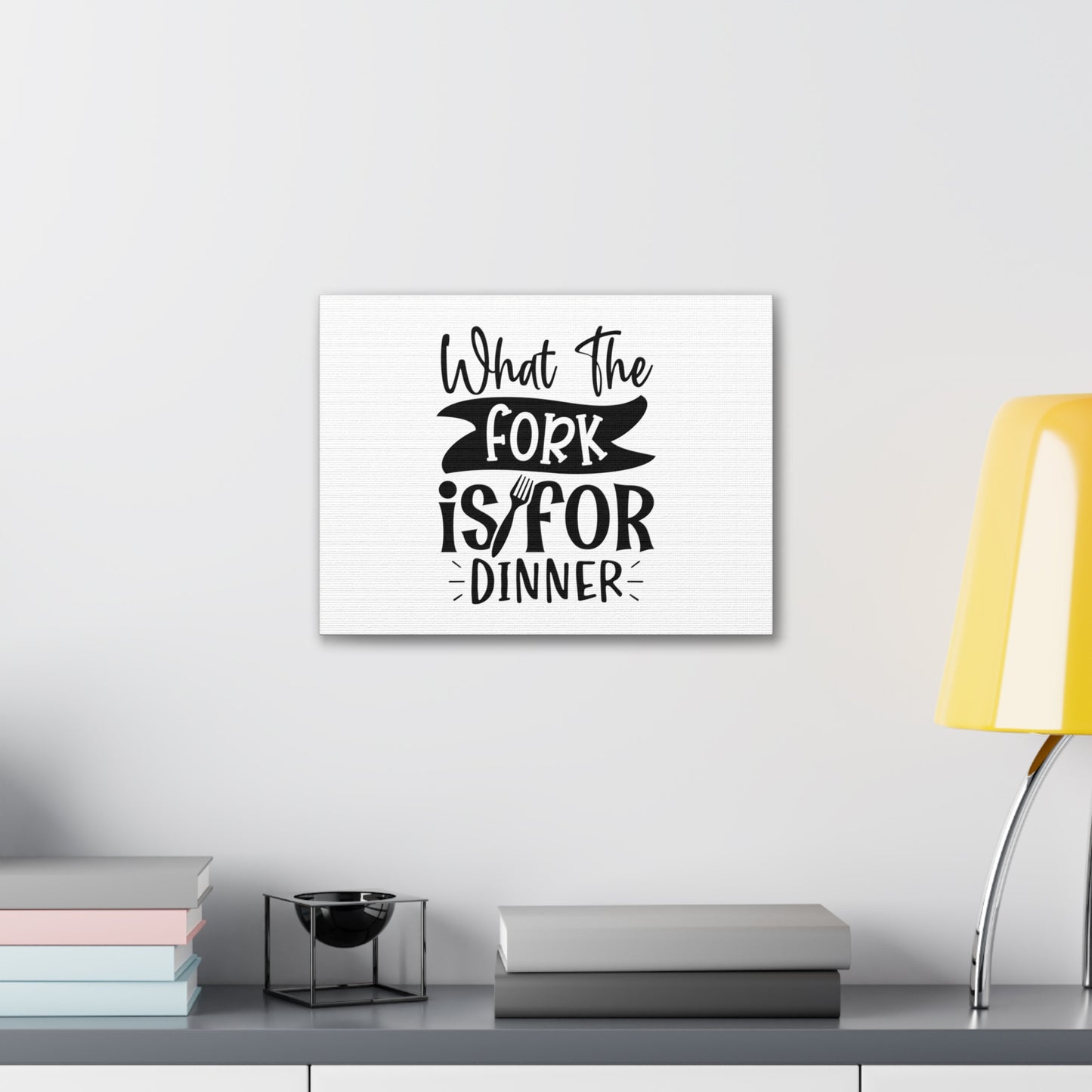 What The Fork Is For Dinner, Kitchen quote canvas prints, Kitchen wall decor quotes, Kitchen canvas art, Funny kitchen quotes on canvas, Inspirational kitchen quotes