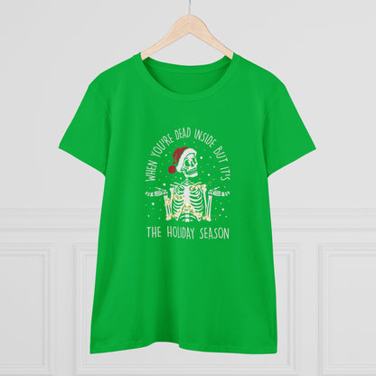 When You Are Dead Inside, Its Holiday Season, Christmas Graphic Shirts, Festive Holiday T-Shirts, Ugly Christmas Sweater Tees, Funny Christmas Shirt Designs, Cute Xmas Graphic Tees