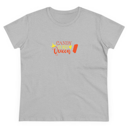 Candy Corn Queen, Halloween Graphic Shirts, Spooky Halloween Shirts, Scary Halloween Shirt Designs, Cute Halloween Graphic Tees, Funny Halloween Shirt Ideas Sport Grey