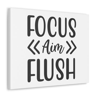 Focus Aim Flush, Rustic Bathroom Decor, Farmhouse Bathroom Signs, Modern Bathroom Wall Decor, Funny Bathroom Signs, Bathroom Wall Art Ideas - SaviTraviDesigns