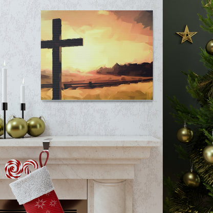 Christian wall art, Cross wall art, country art, Canvas Gallery Wraps - SaviTraviDesigns