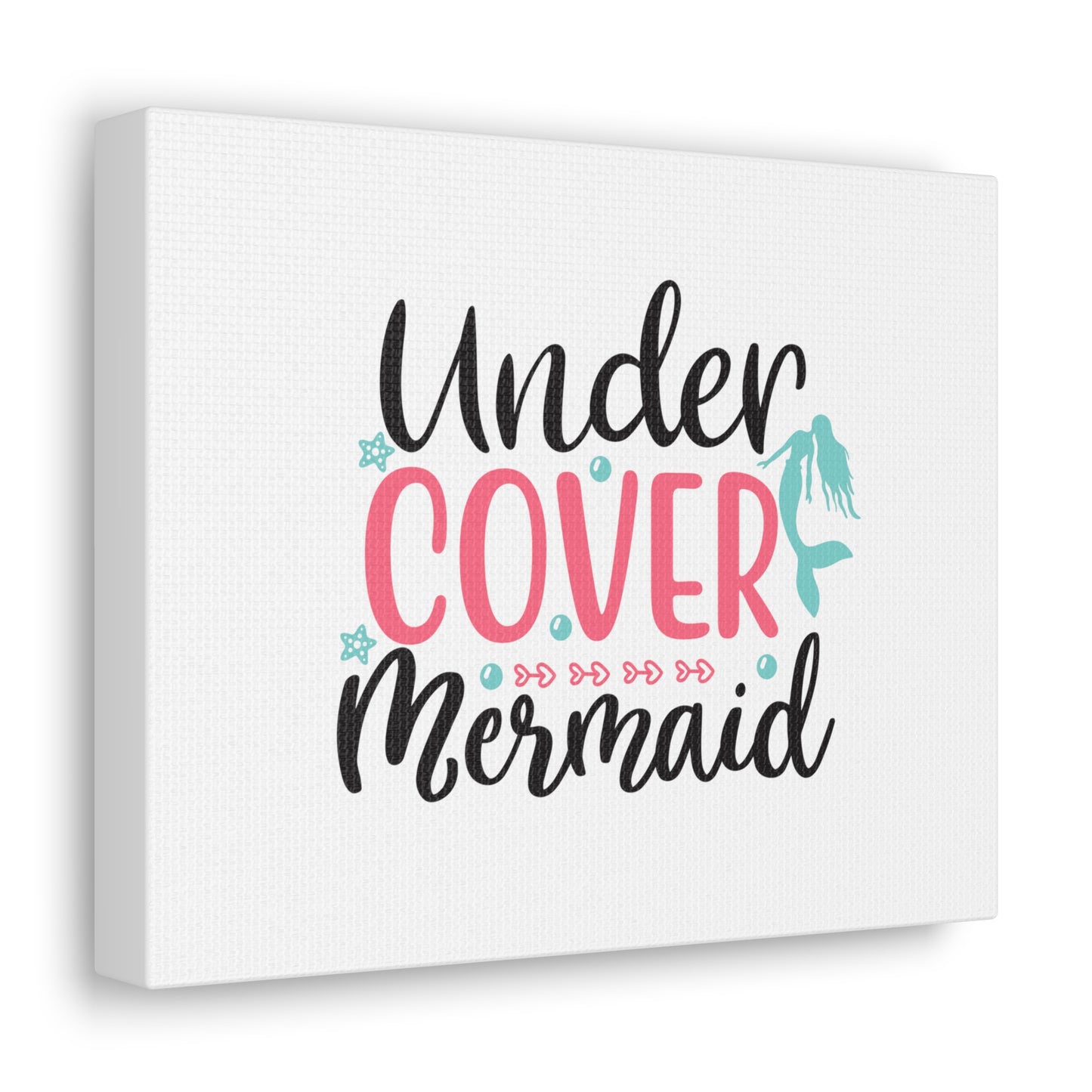 Under Cover Mermaid, Mermaid Wall Art, Coastal Mermaid Decor, Beach House Mermaid Signs, Nautical Mermaid Decor, Mermaid Nursery Wall Decor - SaviTraviDesigns