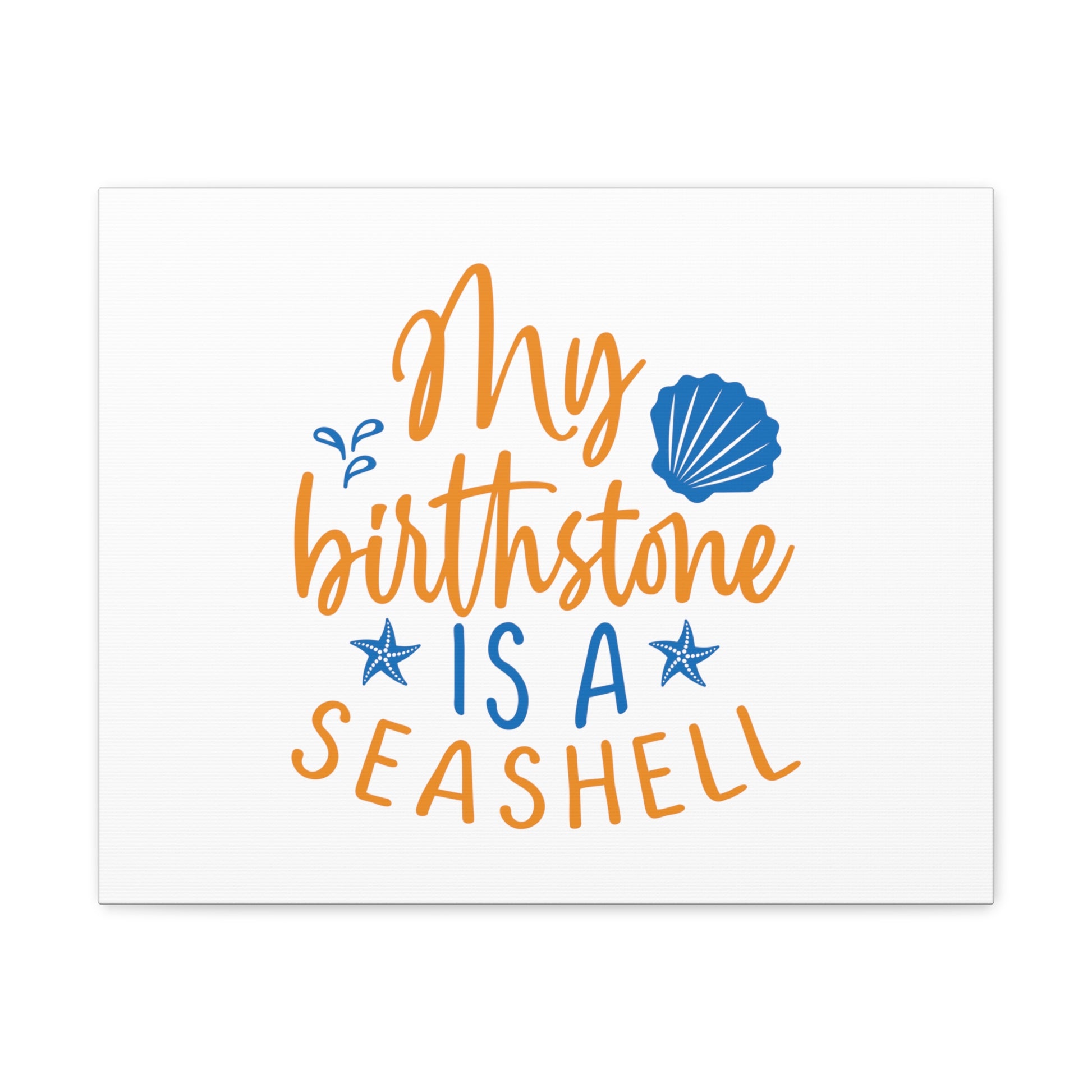 My Birthstone Is A Seashell, Mermaid Wall Art, Coastal Mermaid Decor, Beach House Mermaid Signs, Nautical Mermaid Decor, Mermaid Nursery Wall Decor - SaviTraviDesigns