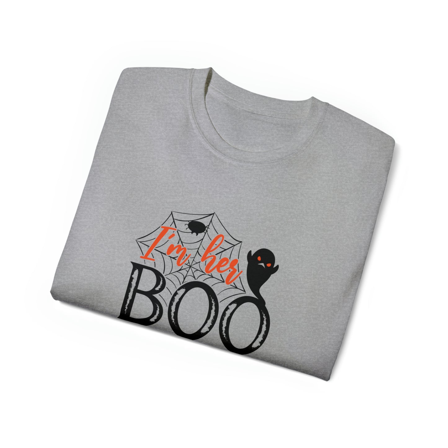 I'm Her Boo, Halloween Graphic Shirts, Spooky Halloween Shirts, Scary Halloween Shirt Designs, Cute Halloween Graphic Tees, Funny Halloween Shirt Ideas - SaviTraviDesigns