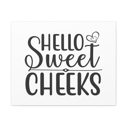 Hello Sweet Cheeks, Rustic Bathroom Decor, Farmhouse Bathroom Signs, Modern Bathroom Wall Decor, Funny Bathroom Signs, Bathroom Wall Art Ideas - SaviTraviDesigns