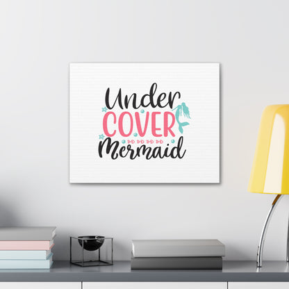 Under Cover Mermaid, Mermaid Wall Art, Coastal Mermaid Decor, Beach House Mermaid Signs, Nautical Mermaid Decor, Mermaid Nursery Wall Decor - SaviTraviDesigns