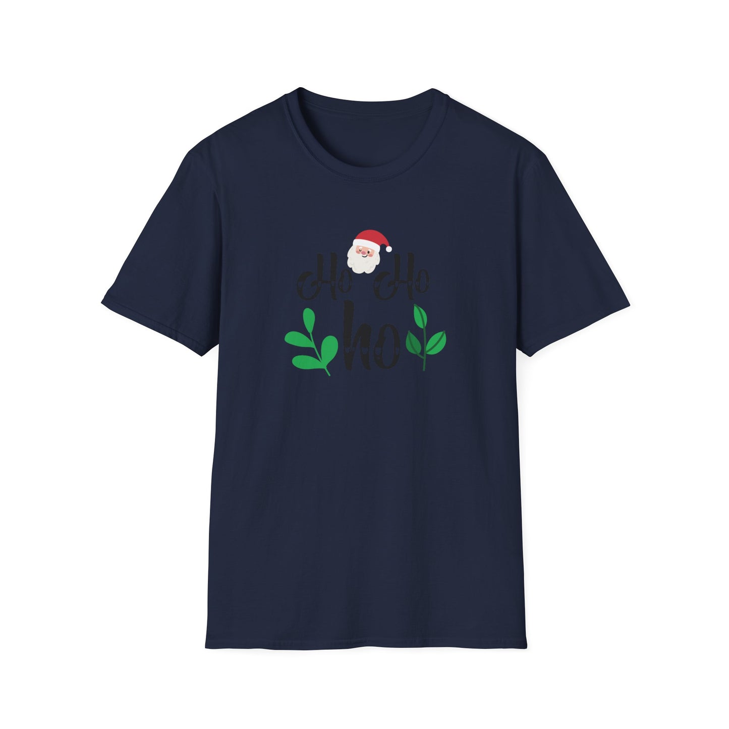 Ho Ho Ho Holiday Graphic T Shirt Navy