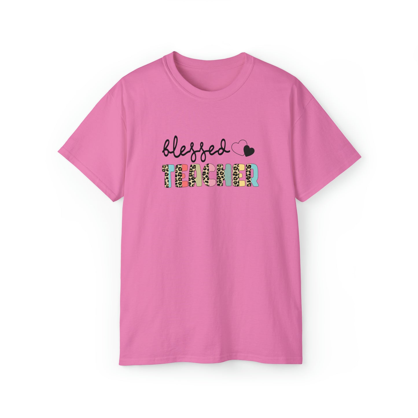 Blessed Teacher, Teacher Graphic Design Shirts, Educator T-Shirt Designs, Classroom Theme Shirts, Inspirational Teacher Tees, Teacher Appreciation Shirts - SaviTraviDesigns