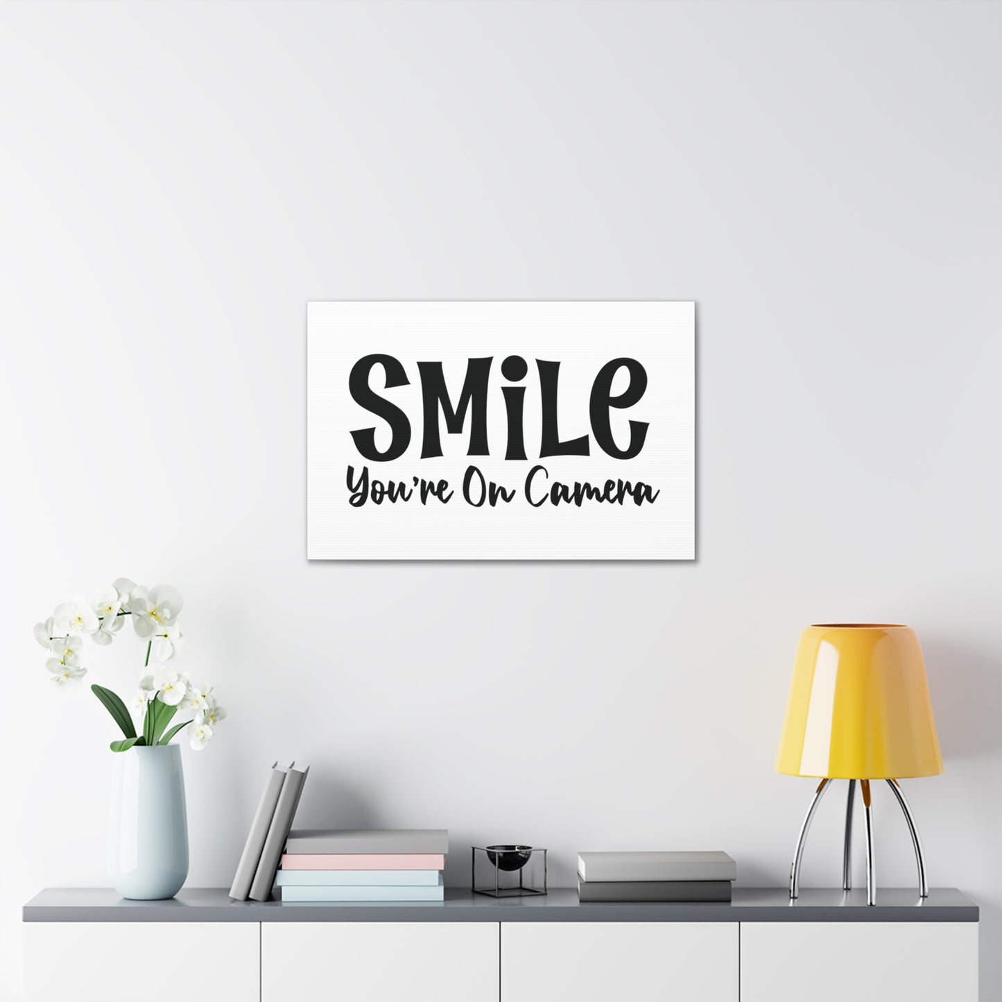 Smile You are on Camera, Home decor quotes, House and home signs, Inspirational home quotes, Home sweet home signs, Welcome home signs, Family home quotes, Living room wall quotes - SaviTraviDesigns