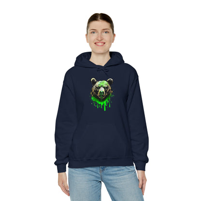 Bear Hoodie, Graffiti Graphic Shirt, Street Art, Urban Art, Unisex Hooded Sweatshirt