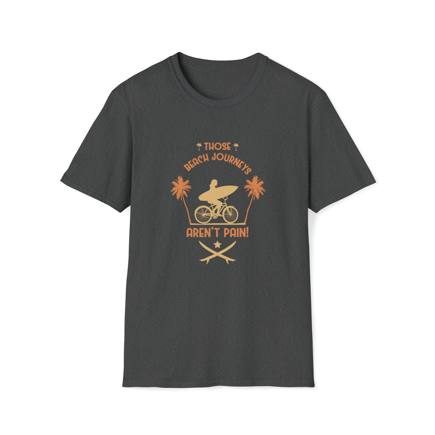 Beach Journey Sand And Sun |Beach Lifestyle Shirts | Summer Vibe Apparel Dark Heather