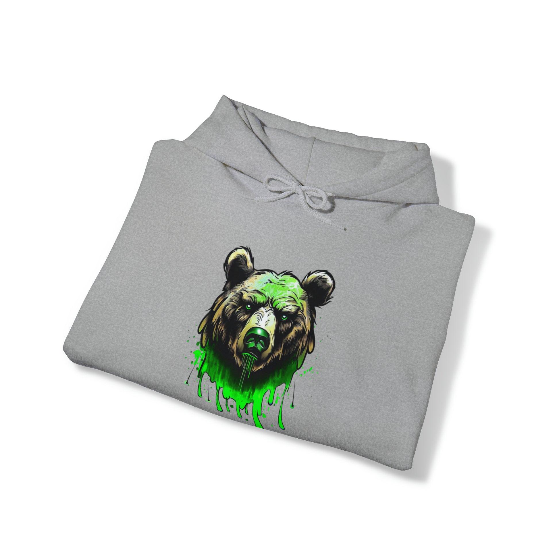 Bear Hoodie, Graffiti Graphic Shirt, Street Art, Urban Art, Unisex Hooded Sweatshirt