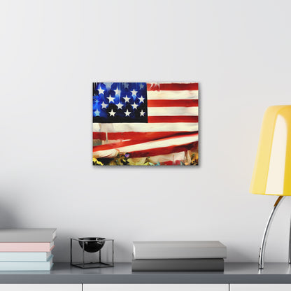 American Flag wall art, Flag wall art, Canvas Gallery Wraps - SaviTraviDesigns