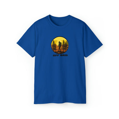 Off Grid T-Shirt, Outdoor Graphic T-shirt, Adventure T-Shirts, Nature Tees, Hiking T-Shirts, Camping Graphic Shirts, Mountain Tee Shirts - SaviTraviDesigns