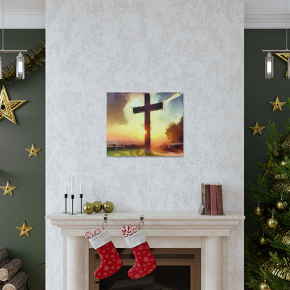 Christian wall art, Cross wall art, Country art, Canvas Gallery Wraps - SaviTraviDesigns