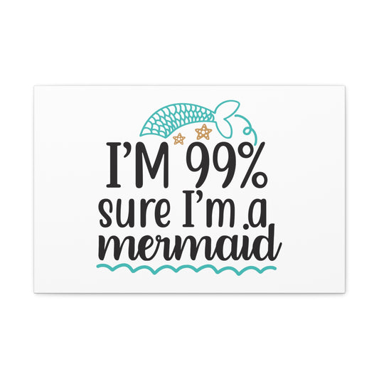 I'm A Mermaid, Mermaid Wall Art, Coastal Mermaid Decor, Beach House Mermaid Signs, Nautical Mermaid Decor, Mermaid Nursery Wall Decor - SaviTraviDesigns