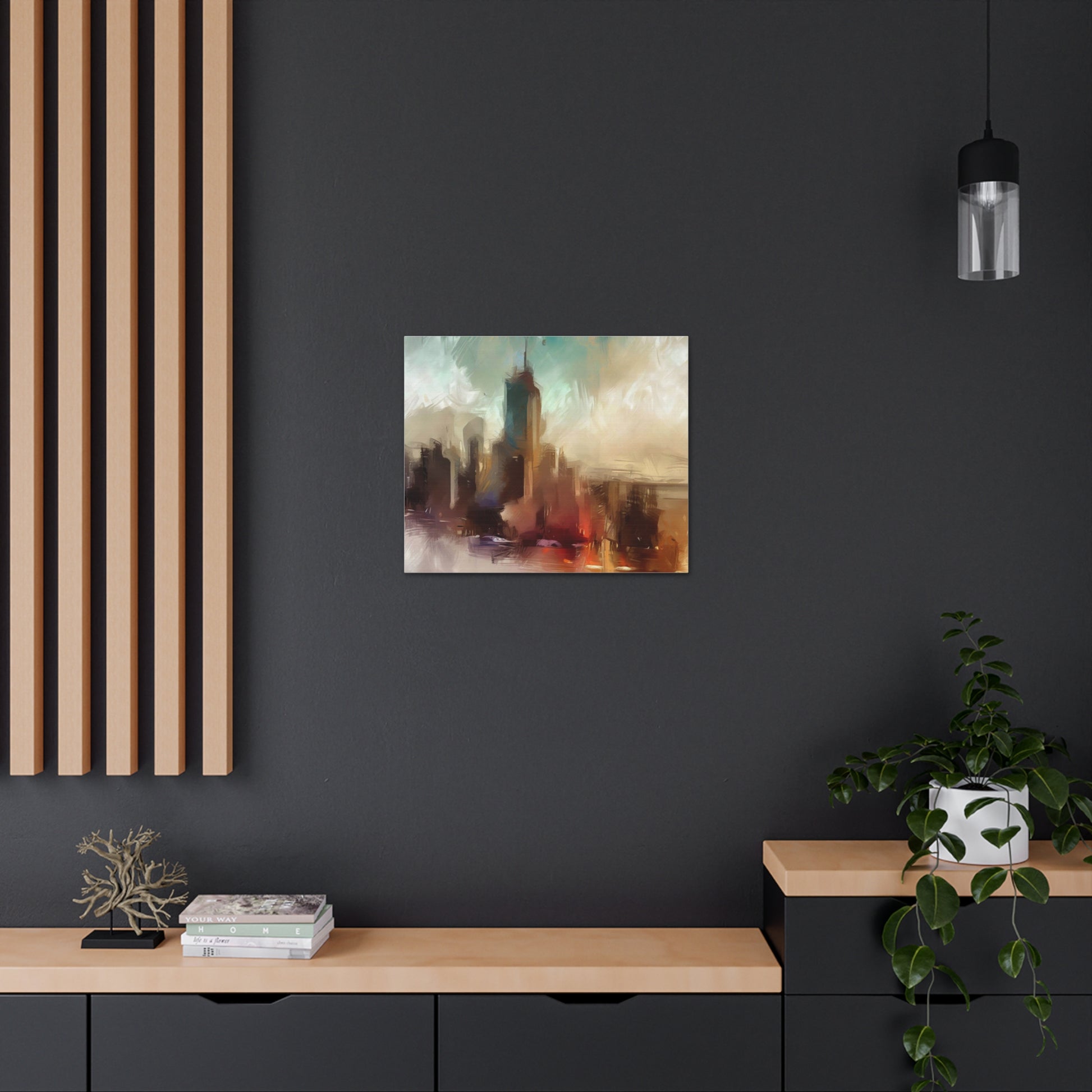 Cityscape wall art, city wall art, city art, Canvas Gallery Wraps