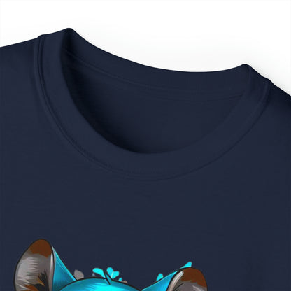 Graffiti shirt, Squirrel shirt, Urban Art T-Shirt, Blue Squirrel - SaviTraviDesigns