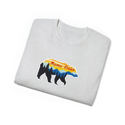 Mama Bear Tshirt, Outdoor Graphic T-shirt, Adventure T-Shirts, Nature Tees, Hiking T-Shirts, Camping Graphic Shirts, Mountain Tee Shirts - SaviTraviDesigns