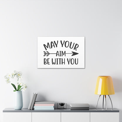 May Your Aim Be With You, Rustic Bathroom Decor, Farmhouse Bathroom Signs, Modern Bathroom Wall Decor, Funny Bathroom Signs, Bathroom Wall Art Ideas - SaviTraviDesigns