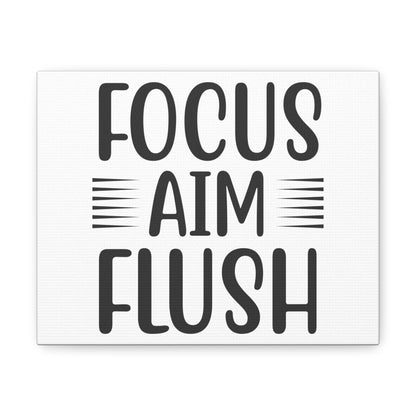 Focus Aim Flush, Rustic Bathroom Decor, Farmhouse Bathroom Signs, Modern Bathroom Wall Decor, Funny Bathroom Signs, Bathroom Wall Art Ideas - SaviTraviDesigns