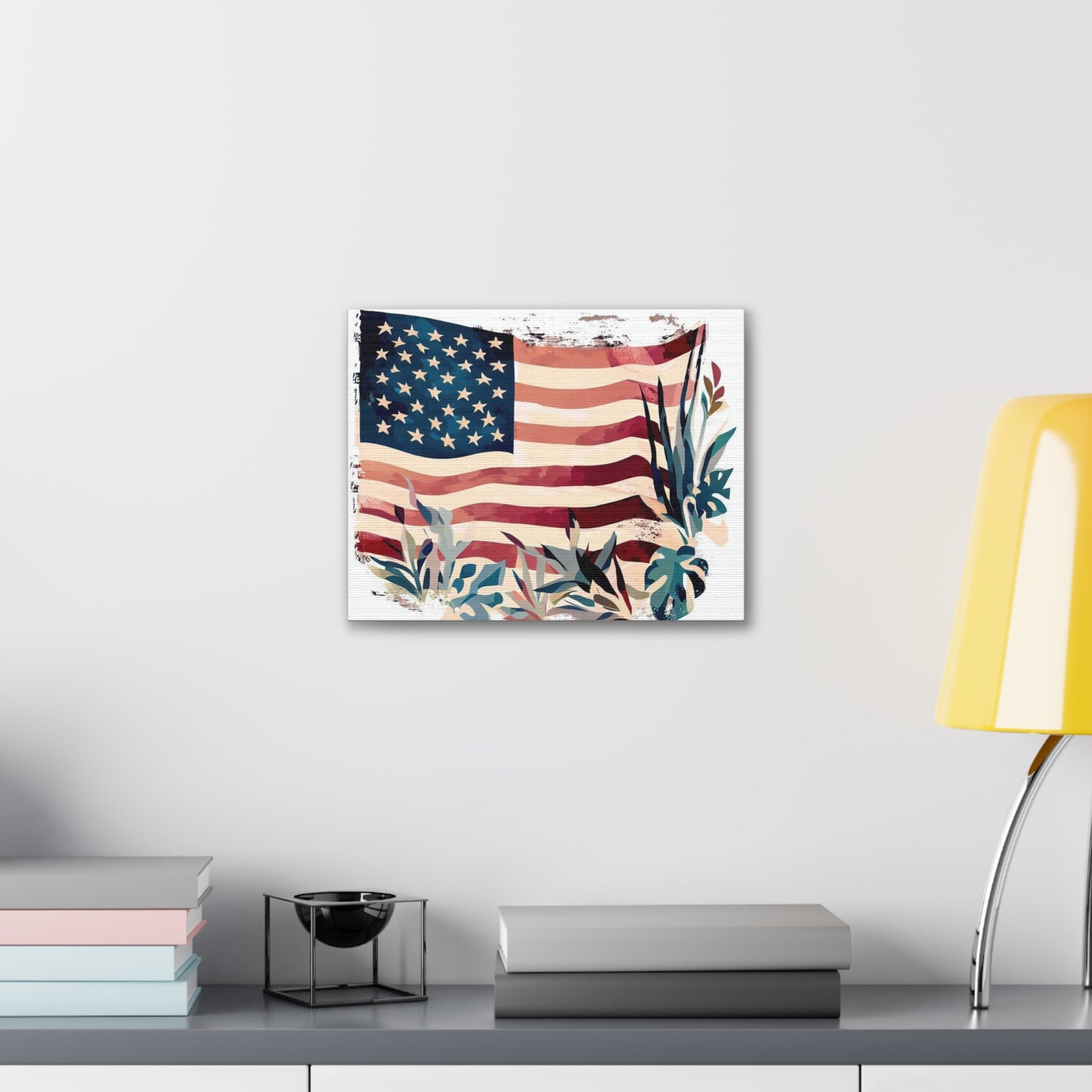 American Flag wall art, Flag wall art, Canvas Gallery Wraps - SaviTraviDesigns