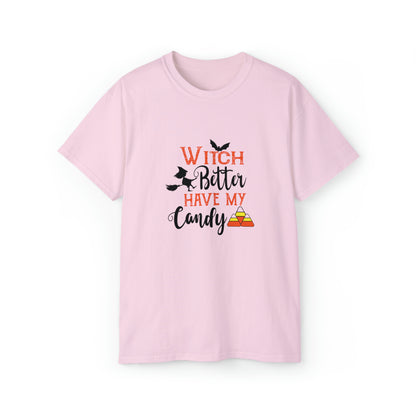 Witch Better Have My Candy, Halloween Graphic Shirts, Spooky Halloween Shirts, Scary Halloween Shirt Designs, Cute Halloween Graphic Tees, Funny Halloween Shirt Ideas - SaviTraviDesigns