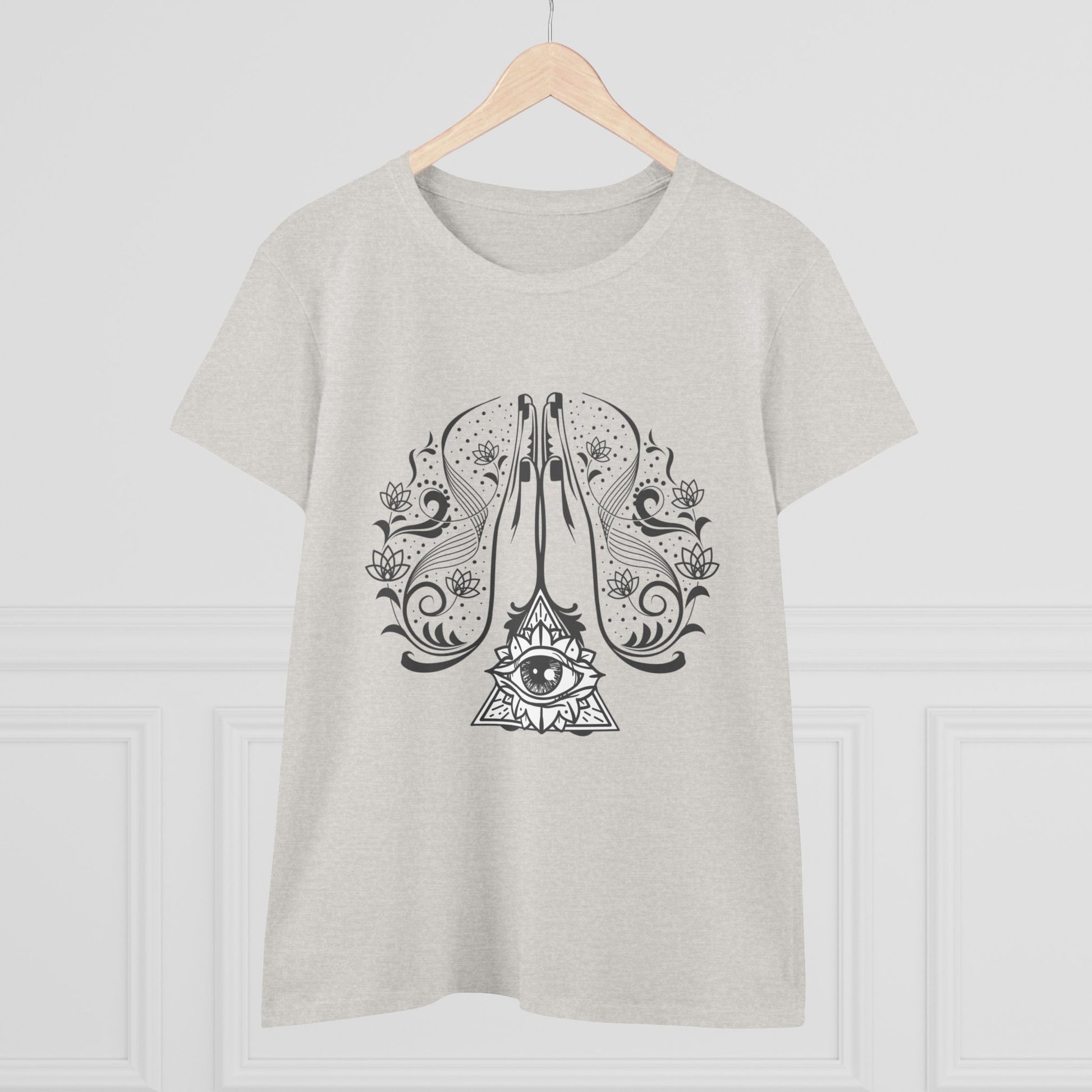 Meditation T-Shirts, Yoga Graphic Tees, Mindfulness Apparel, Zen T-Shirts, Spiritual Shirts, Chakra Tees, Womens T-Shirt