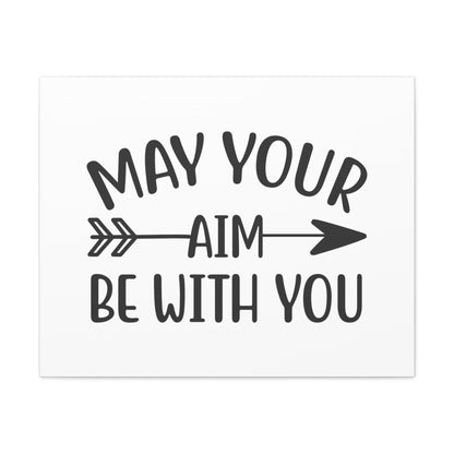 May Your Aim Be With You, Rustic Bathroom Decor, Farmhouse Bathroom Signs, Modern Bathroom Wall Decor, Funny Bathroom Signs, Bathroom Wall Art Ideas - SaviTraviDesigns