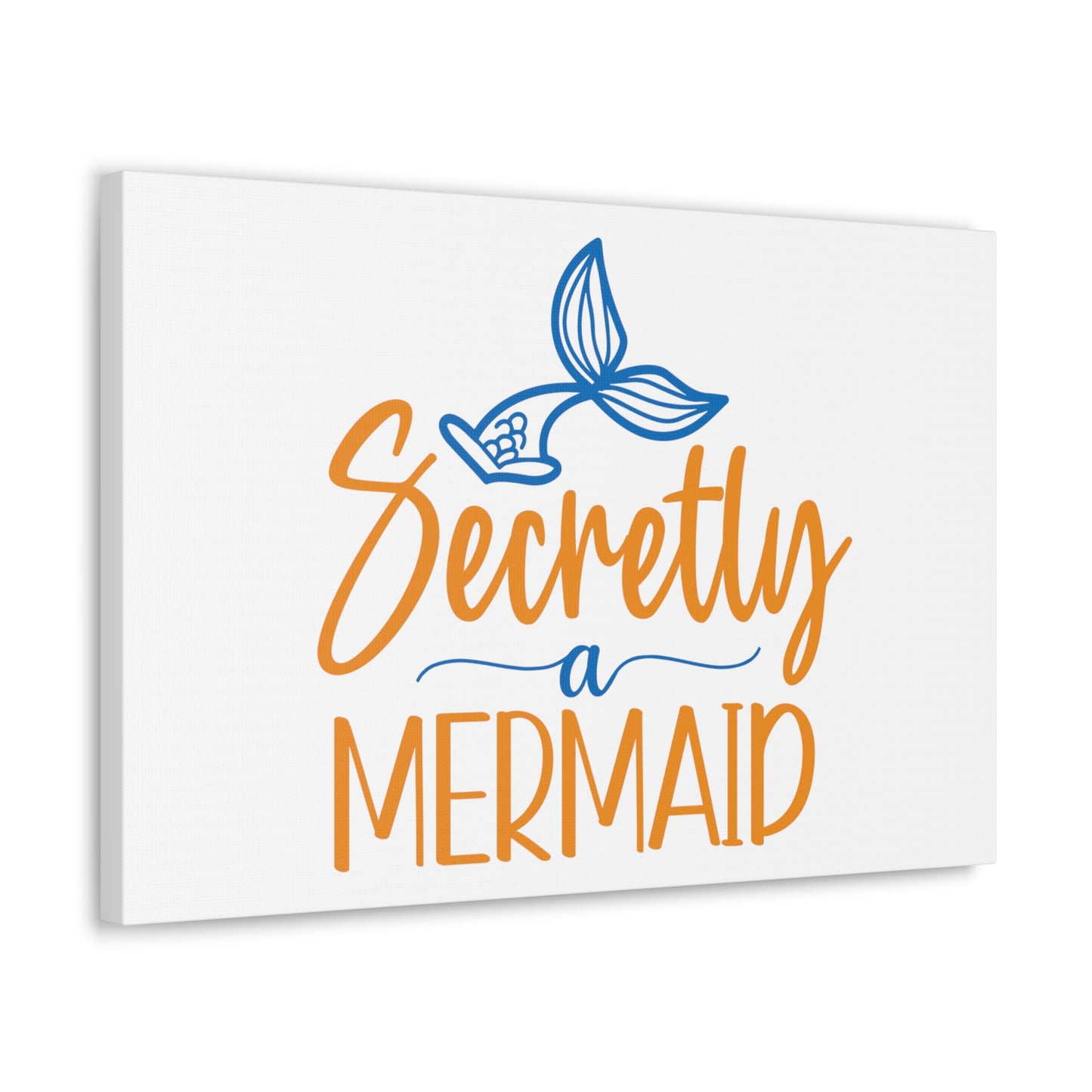 Secretly A Mermaid, Mermaid Wall Art, Coastal Mermaid Decor, Beach House Mermaid Signs, Nautical Mermaid Decor, Mermaid Nursery Wall Decor - SaviTraviDesigns