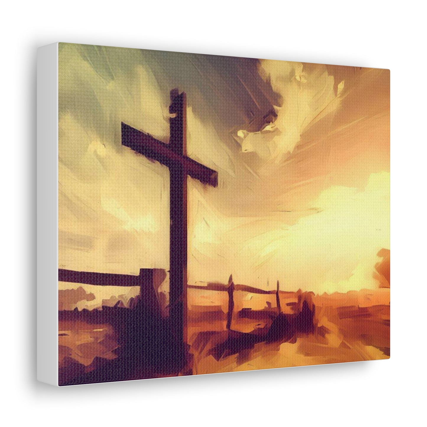 Christian wall art, Cross wall art, Country art, farm art, Canvas Gallery Wraps - SaviTraviDesigns