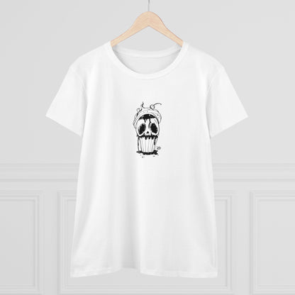 Skull Cupcake, Halloween Cupcake Designs, Halloween Graphic Shirts, Spooky Halloween Shirts, Cute Halloween Graphic Tees