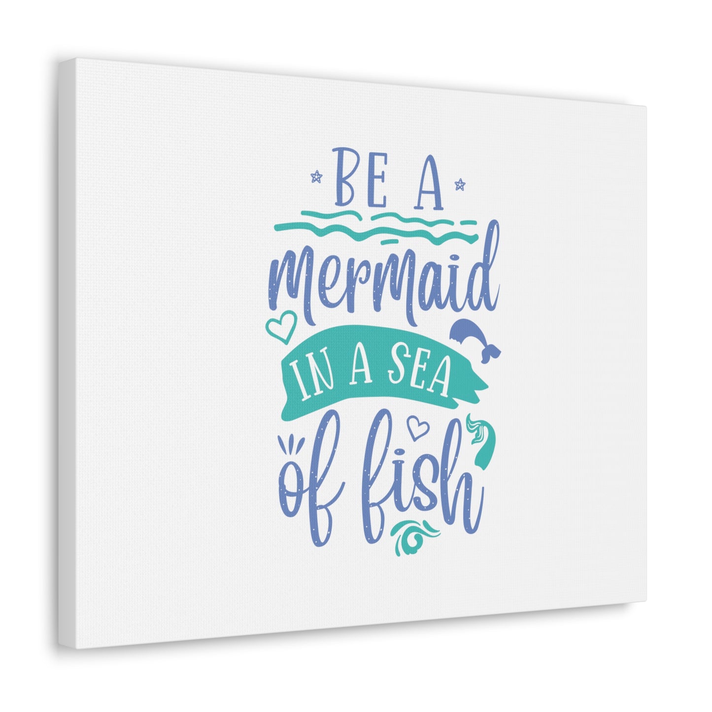 Be A Mermaid, Mermaid Wall Art, Coastal Mermaid Decor, Beach House Mermaid Signs, Nautical Mermaid Decor, Mermaid Nursery Wall Decor - SaviTraviDesigns