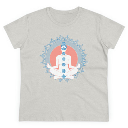 Meditation T-Shirts, Yoga Graphic Tees, Mindfulness Apparel, Zen T-Shirts, Spiritual Shirts, Chakra Tees, Womens T-Shirt