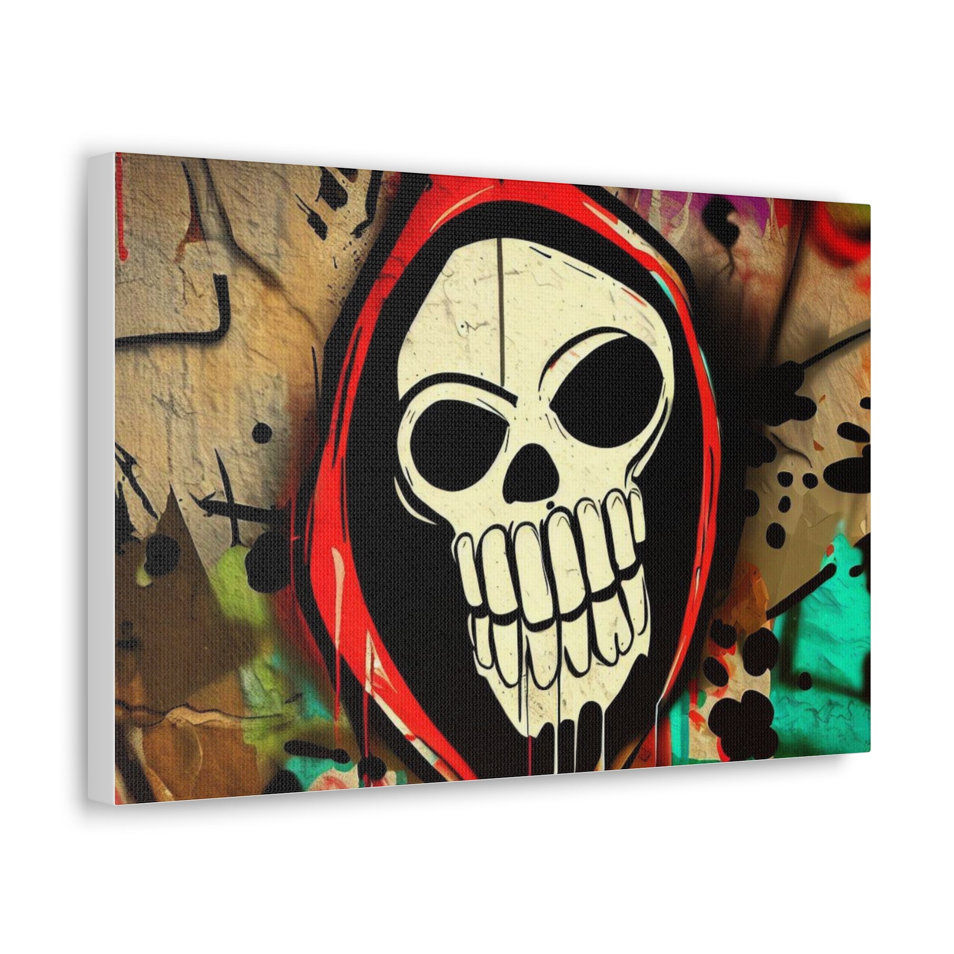 Halloween art, Skeleton canvas prints, Scary Halloween decor, Halloween home decor, Halloween wall, Gothic wall decor, Canvas Gallery Wraps - SaviTraviDesigns