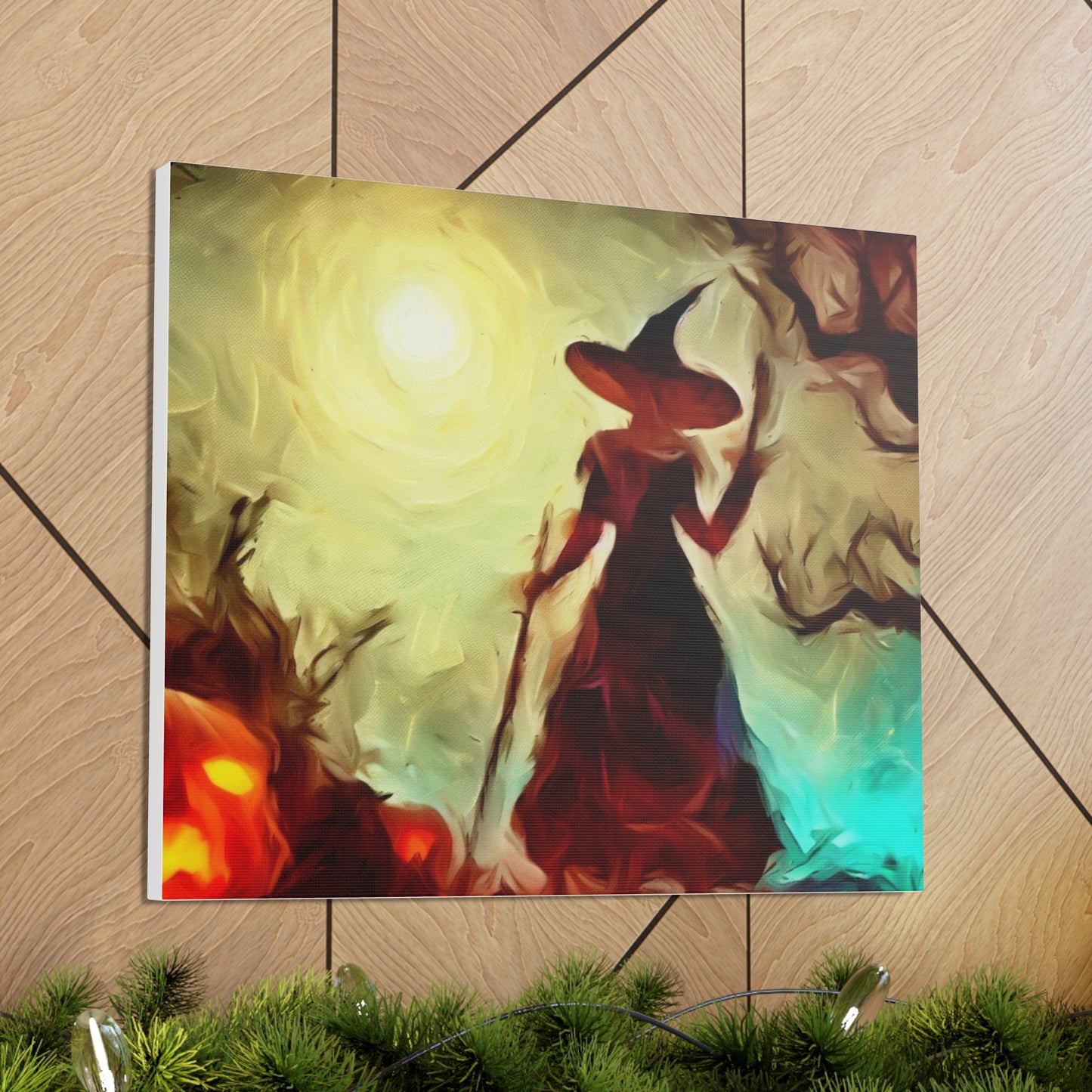 Halloween art, Witch canvas prints, Scary Halloween decor, Halloween home decor, Halloween wall, Gothic wall decor, Canvas Gallery Wraps - SaviTraviDesigns