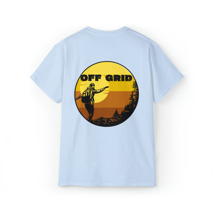 Off Grid T-Shirt, Outdoor Graphic T-shirt, Adventure T-Shirts, Nature Tees, Hiking T-Shirts, Camping Graphic Shirts, Mountain Tee Shirts - SaviTraviDesigns