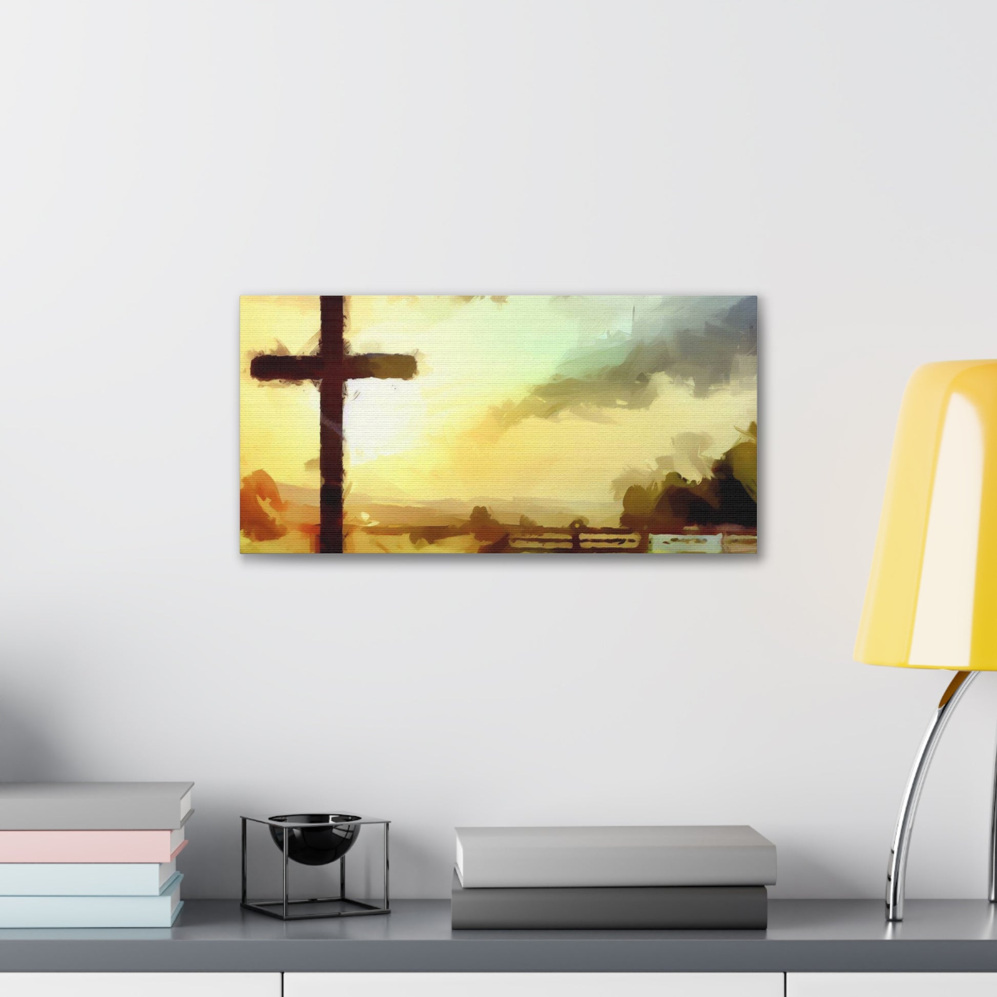 Christian wall art, Cross wall art, Farm art, Canvas Gallery Wraps - SaviTraviDesigns