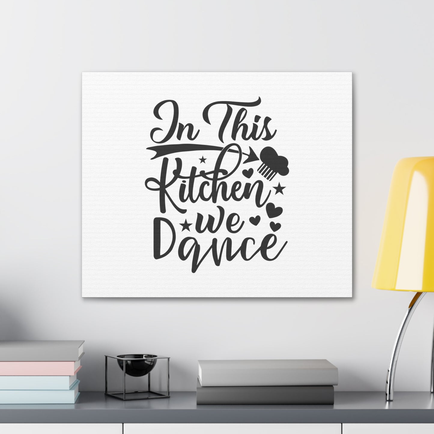 In This Kitchen We Dance, Kitchen quote canvas prints, Kitchen wall decor quotes, Kitchen canvas art, Funny kitchen quotes on canvas, Inspirational kitchen quotes