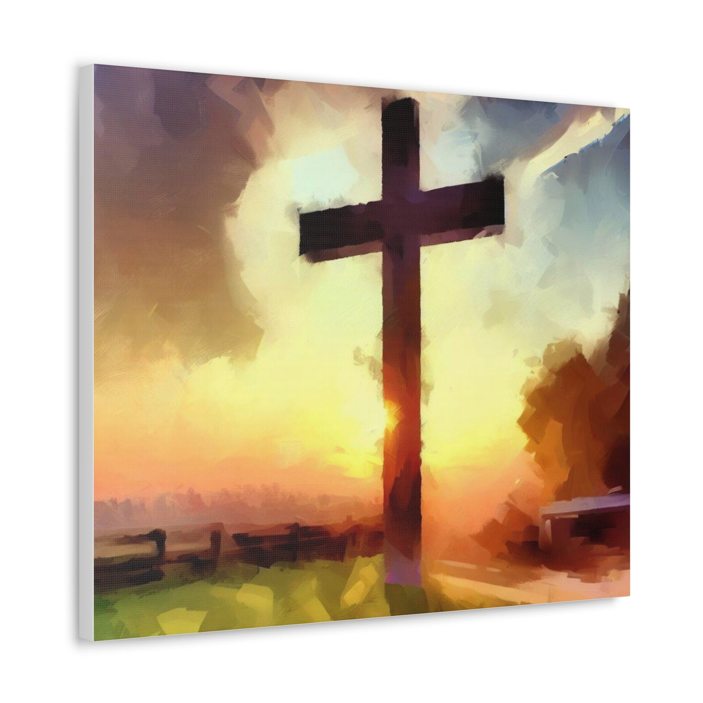 Christian wall art, Cross wall art, Country art, Canvas Gallery Wraps - SaviTraviDesigns